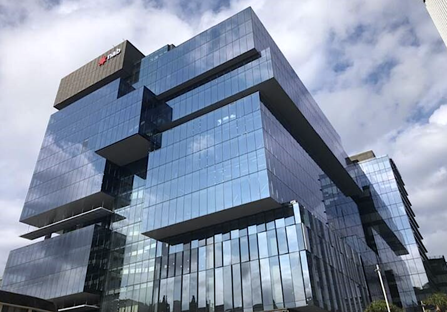 Exterior of office building