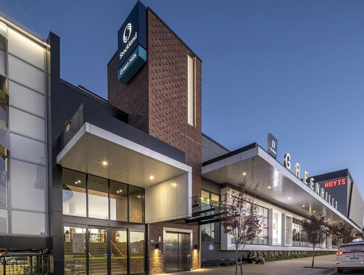 Exterior of shopping centre