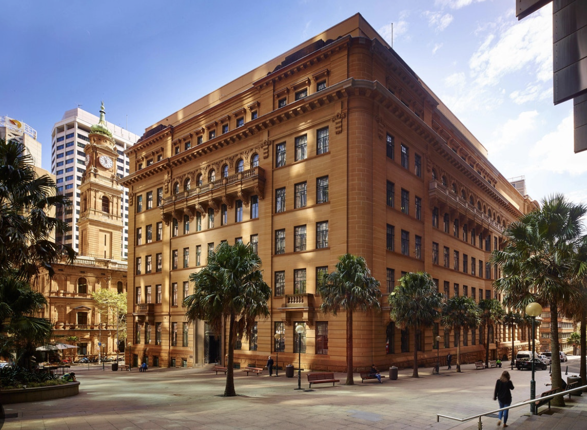 Exterior of office building