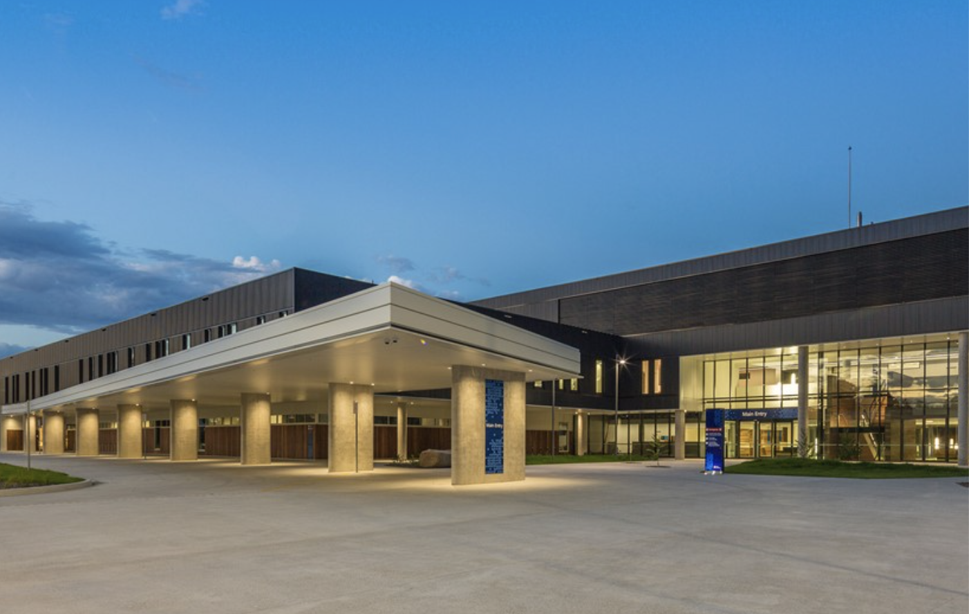 exterior of hospital