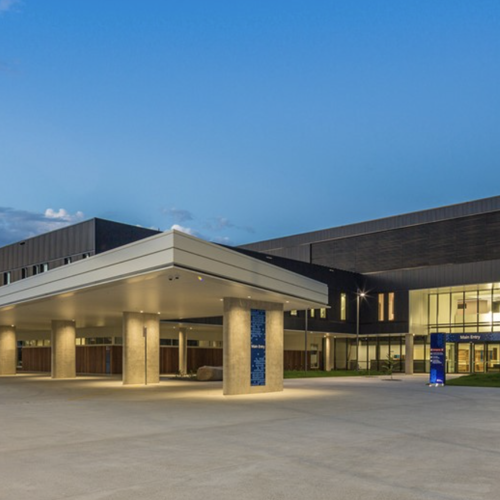 exterior of hospital