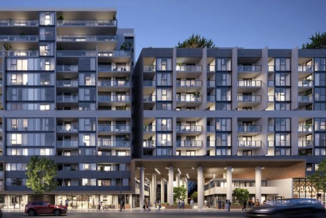 Exterior of apartments