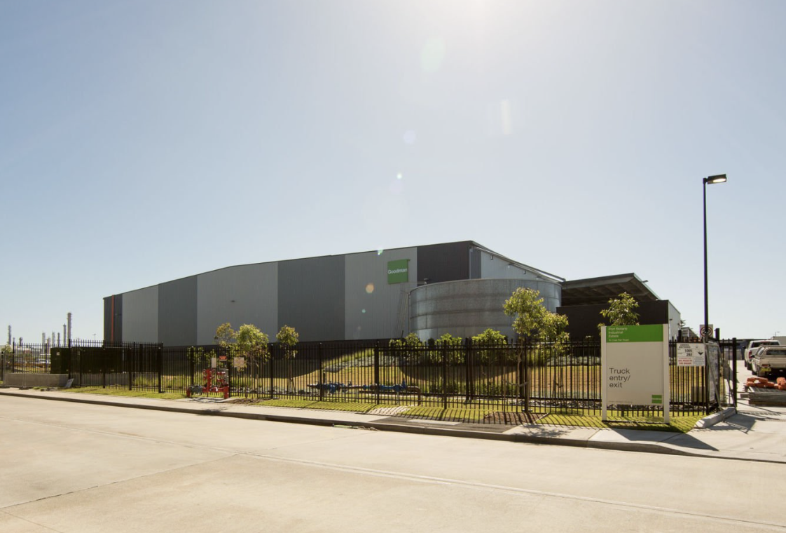 Exterior of manufacturing plant