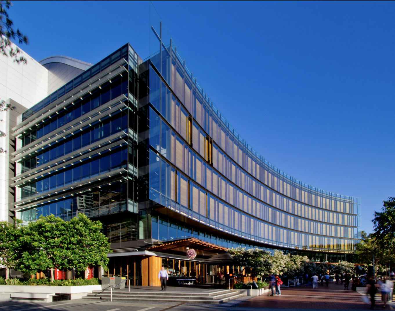 Exterior of office building